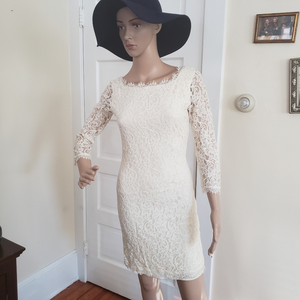 Diane von Furstenberg Lace Dress sz 4